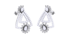 ER90490- Jewelry CAD Design -Earrings, Stud Earrings, Light Weight Collection