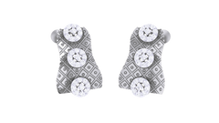 ER90543- Jewelry CAD Design -Earrings, Stud Earrings, Light Weight Collection