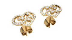 ER90554- Jewelry CAD Design -Earrings, Stud Earrings, Light Weight Collection