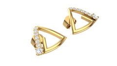 ER90555- Jewelry CAD Design -Earrings, Stud Earrings, Light Weight Collection