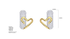 ER90559- Jewelry CAD Design -Earrings, Stud Earrings, Light Weight Collection