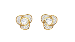 ER90561- Jewelry CAD Design -Earrings, Stud Earrings, Light Weight Collection