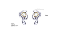 ER90562- Jewelry CAD Design -Earrings, Stud Earrings, Light Weight Collection