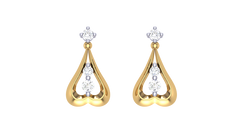 ER90563- Jewelry CAD Design -Earrings, Stud Earrings, Light Weight Collection