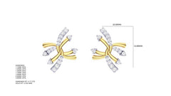 ER90570- Jewelry CAD Design -Earrings, Stud Earrings, Light Weight Collection