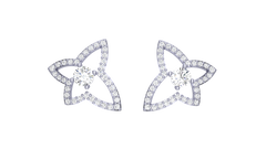 ER90576- Jewelry CAD Design -Earrings, Stud Earrings, Light Weight Collection