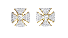 ER90582- Jewelry CAD Design -Earrings, Stud Earrings, Light Weight Collection