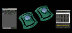 ER90794- Jewelry CAD Design -Earrings, Stud Earrings, Light Weight Collection