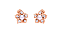 ER90073- Jewelry CAD Design -Earrings, Stud Earrings, Pearl Collection