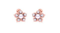 ER90073- Jewelry CAD Design -Earrings, Stud Earrings, Pearl Collection