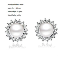 ER90673- Jewelry CAD Design -Earrings, Stud Earrings, Pearl Collection, Light Weight Collection