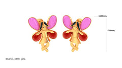 KP90272- Jewelry CAD Design -Kids Jewelry, Kids Earrings, Cartoon Collection, Light Weight Collection