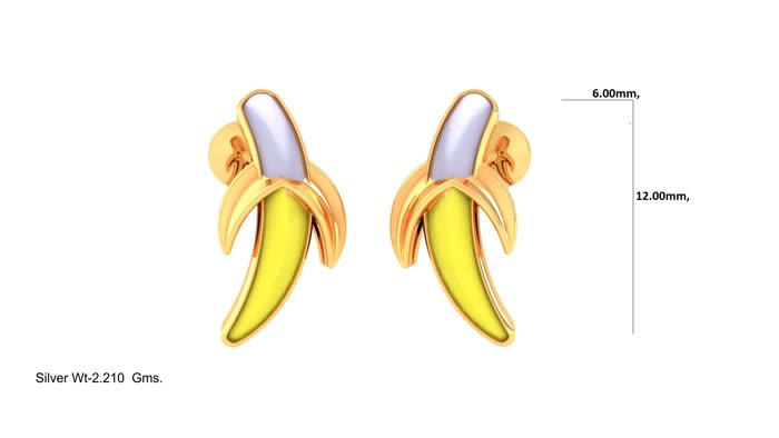 KP90245- Jewelry CAD Design -Kids Jewelry, Kids Earrings, Floral Collection, Light Weight Collection