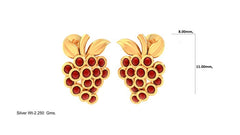 KP90247- Jewelry CAD Design -Kids Jewelry, Kids Earrings, Floral Collection, Light Weight Collection