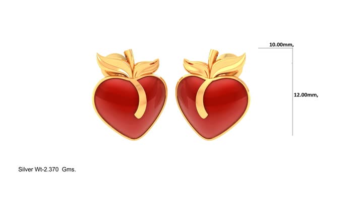KP90249- Jewelry CAD Design -Kids Jewelry, Kids Earrings, Floral Collection, Light Weight Collection