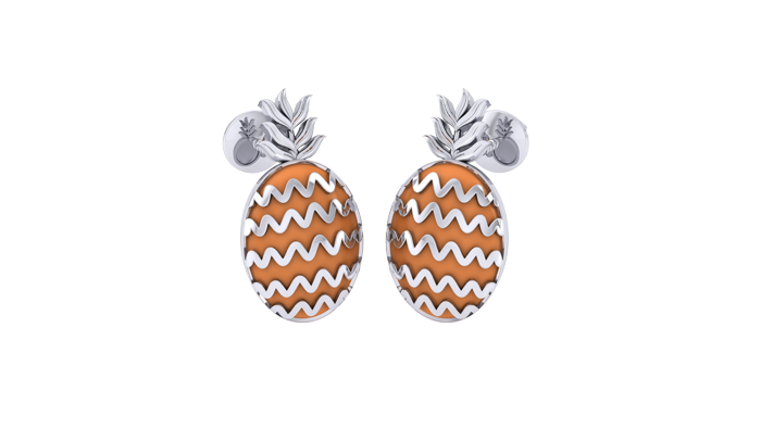 KP90253- Jewelry CAD Design -Kids Jewelry, Kids Earrings, Floral Collection, Light Weight Collection