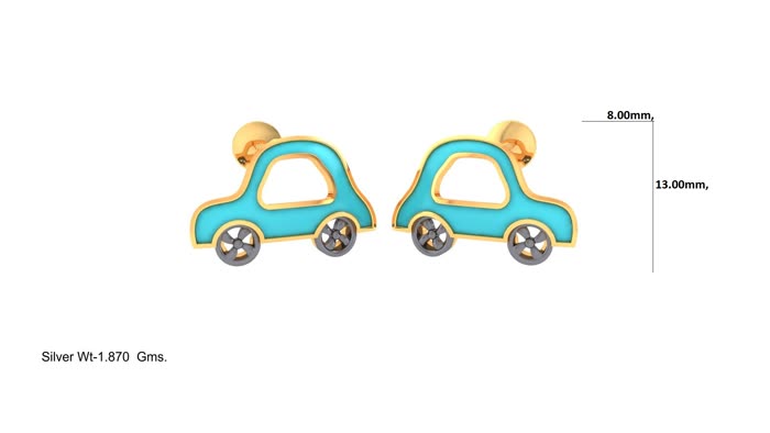 KP90251- Jewelry CAD Design -Kids Jewelry, Kids Earrings, Light Weight Collection