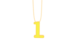 KP90032- Jewelry CAD Design -Kids Jewelry, Kids Pendants, Alphabet Kids Pendants, Light Weight Collection