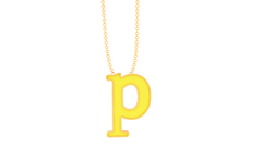 KP90036- Jewelry CAD Design -Kids Jewelry, Kids Pendants, Alphabet Kids Pendants, Light Weight Collection