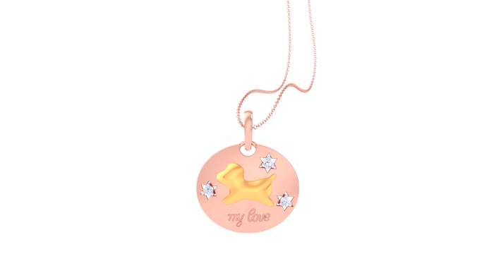 KP90057- Jewelry CAD Design -Kids Jewelry, Kids Pendants, Animal Collection, Light Weight Collection