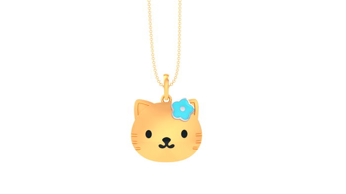 KP90075- Jewelry CAD Design -Kids Jewelry, Kids Pendants, Animal Collection, Light Weight Collection