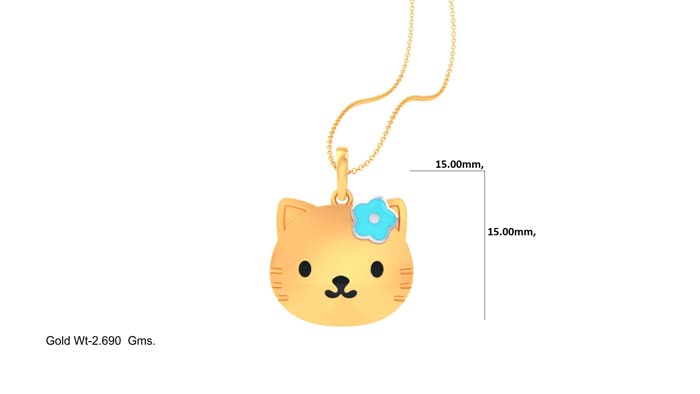 KP90075- Jewelry CAD Design -Kids Jewelry, Kids Pendants, Animal Collection, Light Weight Collection