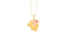 KP90126- Jewelry CAD Design -Kids Jewelry, Kids Pendants, Animal Collection, Light Weight Collection