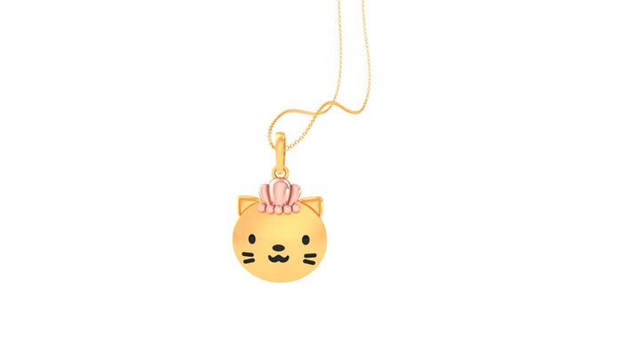 KP90129- Jewelry CAD Design -Kids Jewelry, Kids Pendants, Animal Collection, Light Weight Collection