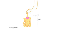 KP90130- Jewelry CAD Design -Kids Jewelry, Kids Pendants, Animal Collection, Light Weight Collection
