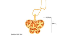 KP90090- Jewelry CAD Design -Kids Jewelry, Kids Pendants, Butterfly Collection, Light Weight Collection