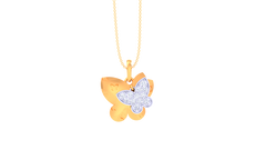 KP90140- Jewelry CAD Design -Kids Jewelry, Kids Pendants, Butterfly Collection, Light Weight Collection