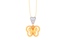 KP90184- Jewelry CAD Design -Kids Jewelry, Kids Pendants, Butterfly Collection, Light Weight Collection