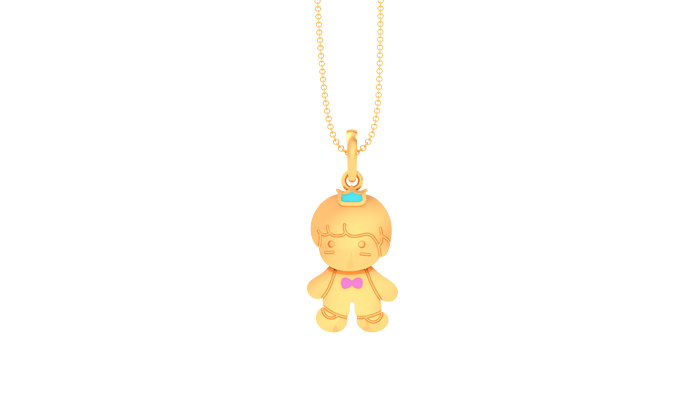 KP90077- Jewelry CAD Design -Kids Jewelry, Kids Pendants, Cartoon Collection, Light Weight Collection