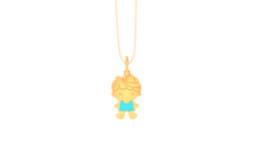 KP90079- Jewelry CAD Design -Kids Jewelry, Kids Pendants, Cartoon Collection, Light Weight Collection