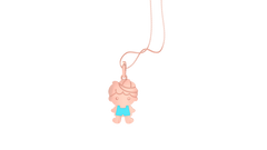 KP90079- Jewelry CAD Design -Kids Jewelry, Kids Pendants, Cartoon Collection, Light Weight Collection