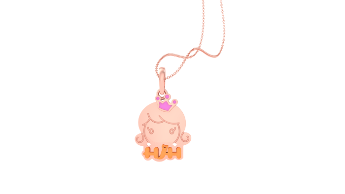 KP90134- Jewelry CAD Design -Kids Jewelry, Kids Pendants, Cartoon Collection, Light Weight Collection