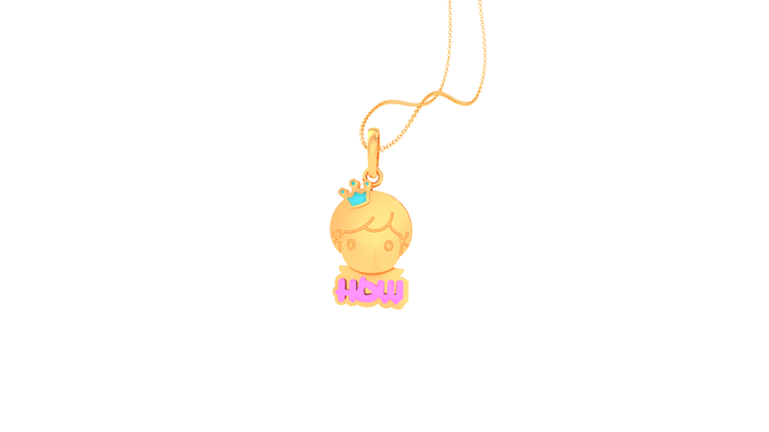 KP90135- Jewelry CAD Design -Kids Jewelry, Kids Pendants, Cartoon Collection, Light Weight Collection