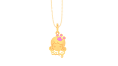 KP90136- Jewelry CAD Design -Kids Jewelry, Kids Pendants, Cartoon Collection, Light Weight Collection