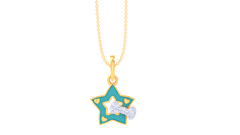 KP90183- Jewelry CAD Design -Kids Jewelry, Kids Pendants, Star Collection, Light Weight Collection
