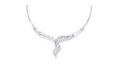 NK90037N- Jewelry CAD Design -Necklaces, Fancy Collection, Light Weight Collection