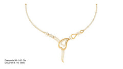 NK90042N- Jewelry CAD Design -Necklaces, Fancy Collection, Light Weight Collection