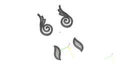 NK90027E- Jewelry CAD Design -Necklaces, Necklace Earrings