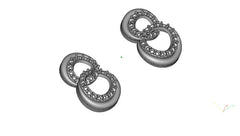 NK90031E- Jewelry CAD Design -Necklaces, Necklace Earrings