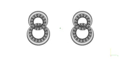 NK90031E- Jewelry CAD Design -Necklaces, Necklace Earrings