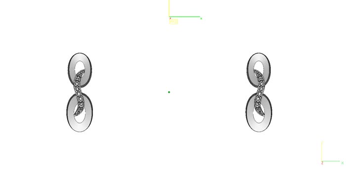 NK90041E- Jewelry CAD Design -Necklaces, Necklace Earrings