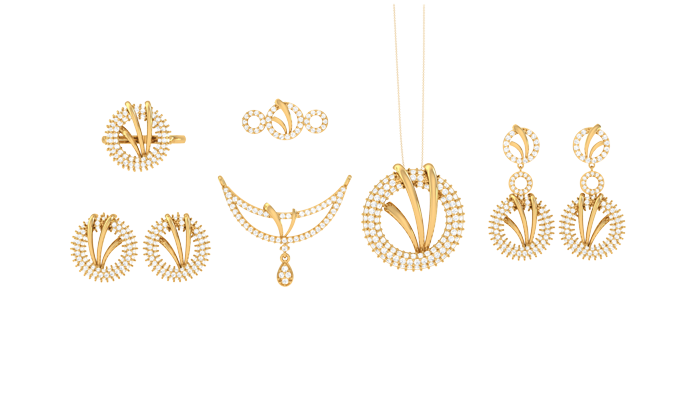 FSET90001- Jewelry CAD Design -Pendant Sets