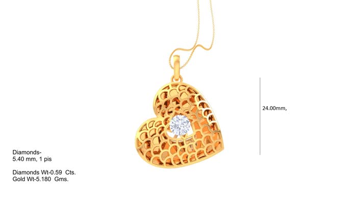 SET90093P- Jewelry CAD Design -Pendant Sets, Heart Collection