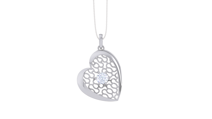 SET90102P- Jewelry CAD Design -Pendant Sets, Heart Collection