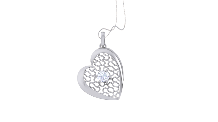 SET90102P- Jewelry CAD Design -Pendant Sets, Heart Collection