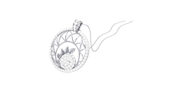 SET90134P- Jewelry CAD Design -Pendant Sets